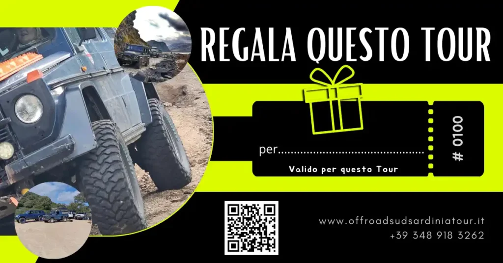 Regala questo Tour Off Road Sud Sardinia